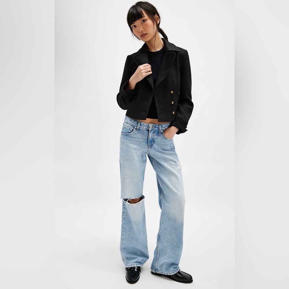 Free People Violet Cropped Coat | Boho Chic Cropped Jacket NWT size XS